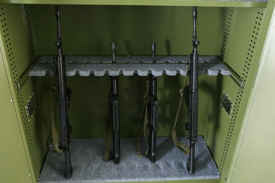 Governo di stoccaggio delle pistole di dimensione dell'armadio di sicurezza della pistola del metallo della mobilia dell'esercito vario