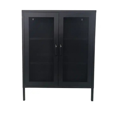 Governi domestici del salone della mobilia 2 piedi del supporto di Mesh Door Storage Cabinet With