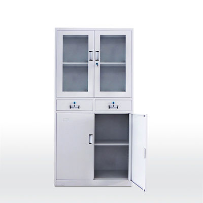 Due armadietto di stoccaggio di archivio del cassetto H185cm W90cm