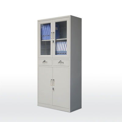 Due armadietto di stoccaggio di archivio del cassetto H185cm W90cm