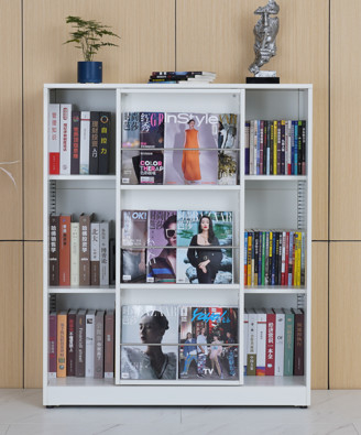 La cassa di libro moderna degli scaffali di progettazione semplice 3 facile monta la mobilia del salone