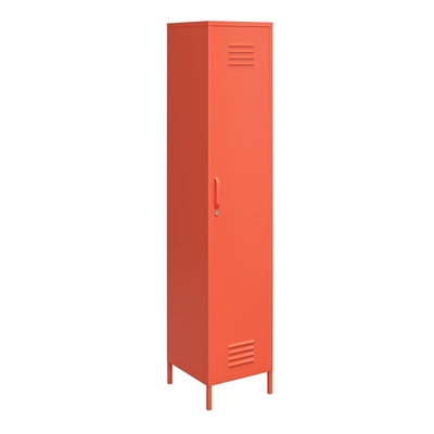 Singolo imballaggio piano arancio del Governo di immagazzinamento nell'armadio del metallo H1700 con i piedi regolabili